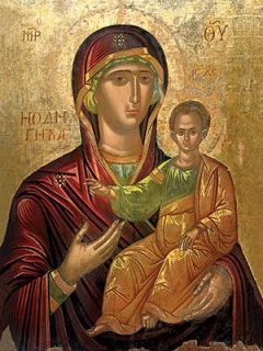 Hodegetria ("Showing The Way") icon of the Mother of God.