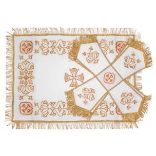 gabardine chalice covers and veil with embroidery
