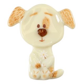 handpainted glass pendant or magnet of animals for kids