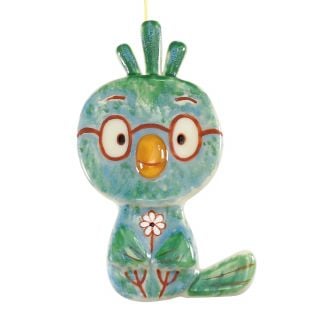handpainted glass pendant or magnet of animals for kids