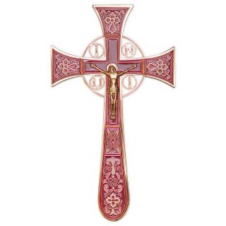Maltese Holy Table Cross Enamel Gilded