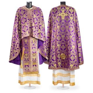 purple Greek-Style Priest Vestment