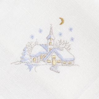 Christmas church in the forest