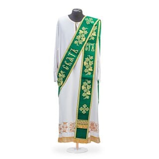 green orarion for deacon on the Holy Trinity