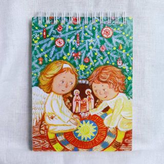 angels on the notebook for children to draw