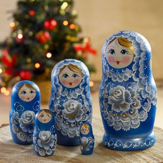  wooden Russian Doll , souvenir, matryoshka, folk toy
