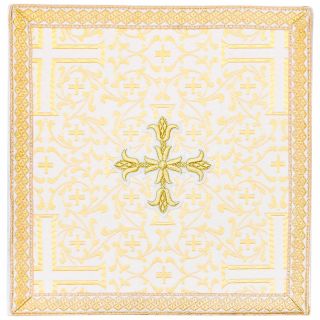 white church silk burse