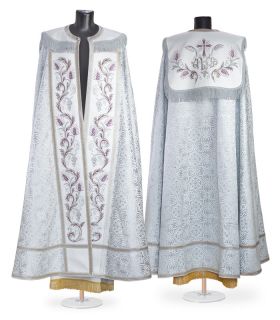 clergy cope vestment with embroidery