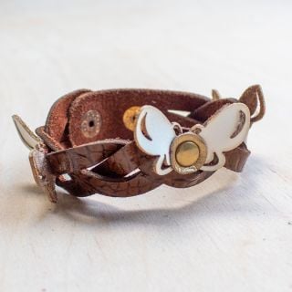 leather bracelet easter basket 