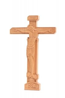 wooden hand carved golgotha