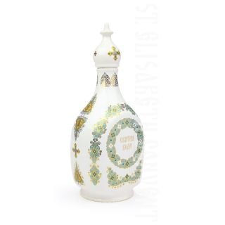 handmade ceramic holy water bottle