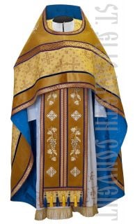gold russian style priest vestment