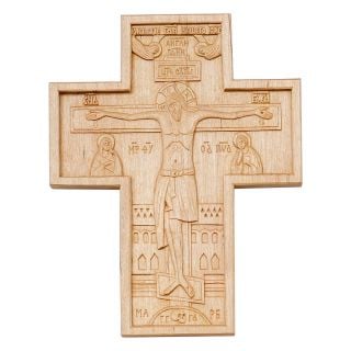 hand-carved cross small