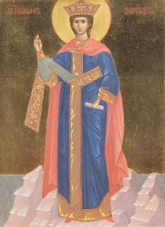 Hand Painted Icon of St Joasaph of India