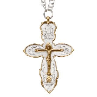 Pectoral cross gilded