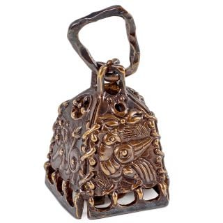 brass handmade bell oval