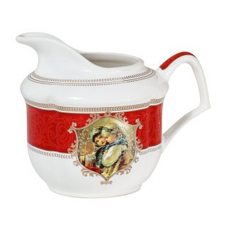 ceramic creamer with Easter Story image