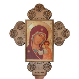 Processional Cross with Icon of the Theotokos of Vladimir