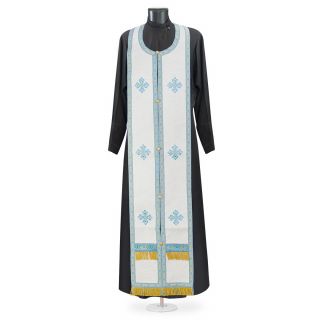 viscose rayon epitrachelion with crosses