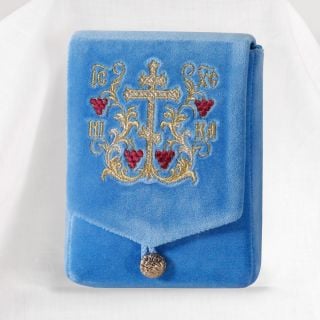 blue velvet portable Tabernacle