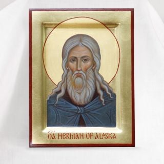 St Herman of Alaska hand-painted icons small