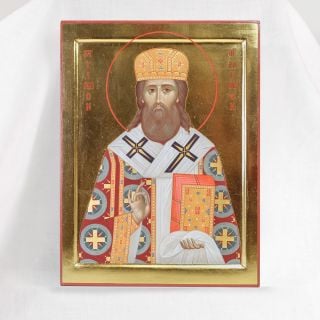 hand-painted icon of saint Tikhon of Zadonsk