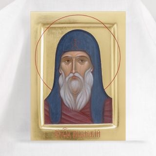 Venerable John Vishensky the Athonite monk icon hand-painted