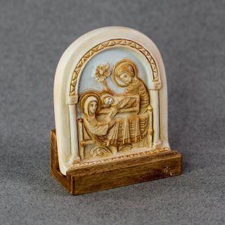 Handmade gypsum icon of the Nativity of Christ