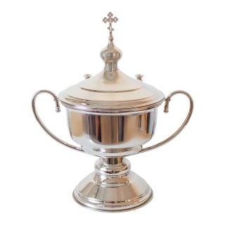 silver vessel for blessing water