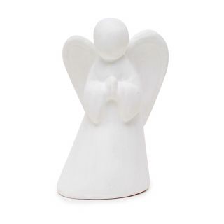Christmas collection of white gypsum figurine Angel