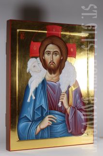 painted Icon Good Shepherd