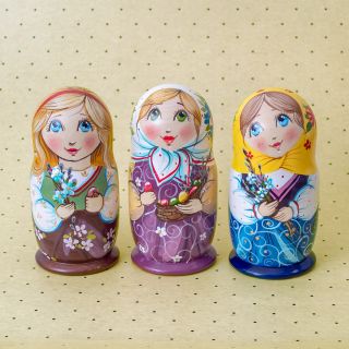 palm tree nesting doll