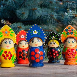 Doll in Kokoshnik Magnet