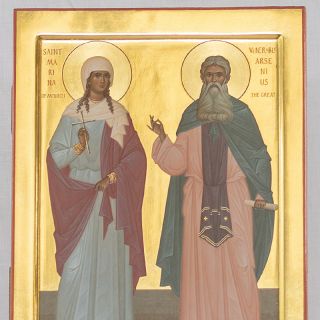 Icon of Ss Maria and Arseny