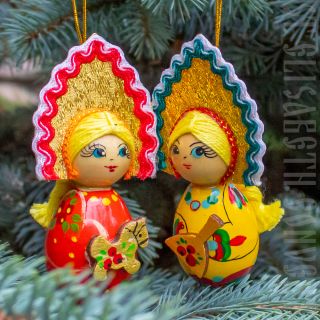Doll In Kokoshnik With an Element
