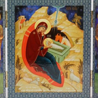 The Nativity of Christ fordable icon