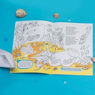 Coloring Book with Stickers