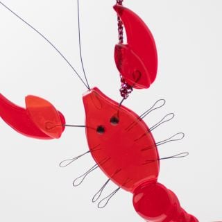 handmade glass crayfish