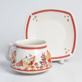 easter tea cup and saucer