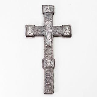 silver electrotype cross for a priest