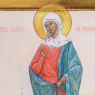 St Xenia Of St Petersburg Hand-painted icon