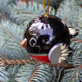 wooden robin ornament, souvenir , folk crafts, christmas tree decoration
