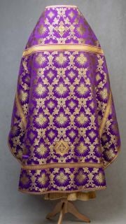hand sewn priest vestment for the lent