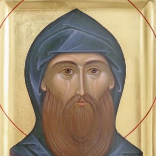 St Prince Daniel of Moscow icon hand-painted