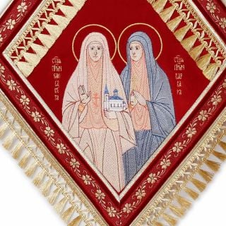 Epigonation with Icon of St Elisabeth and Barbara