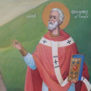 icon of St Gregory of Tours and St Patrick of Tours
