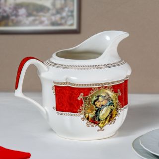 ceramic creamer with Easter Story image