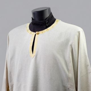 viscose rayon altar vestment sticharion embroidered with a cross