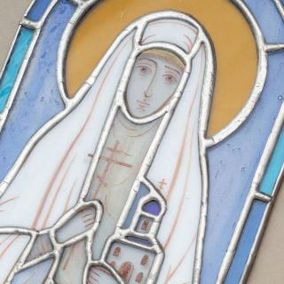 St. Elisabeth the New-Martyr Stained-glass Panel