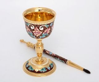 Anointment Kit Decorated with Enamel